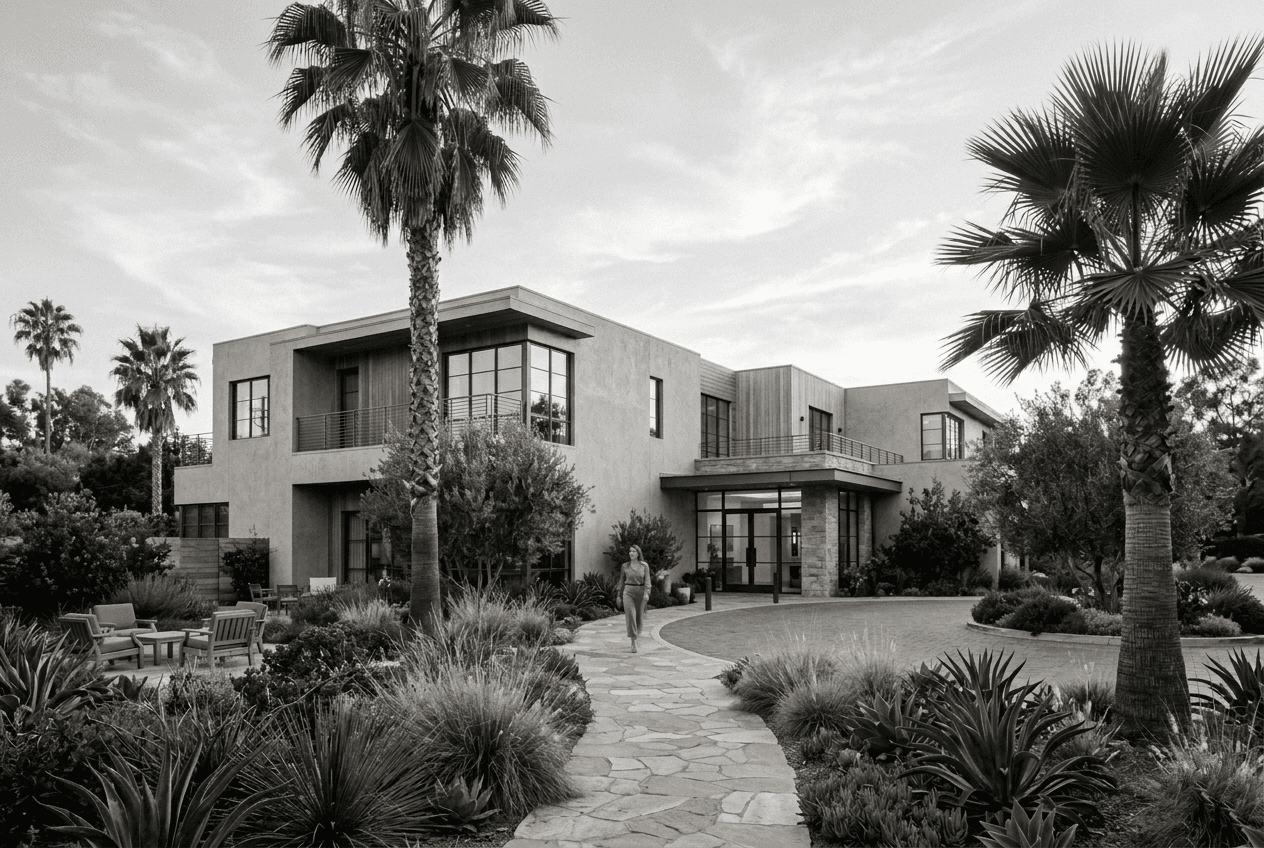 A licensed healthcare facility in Southern California.